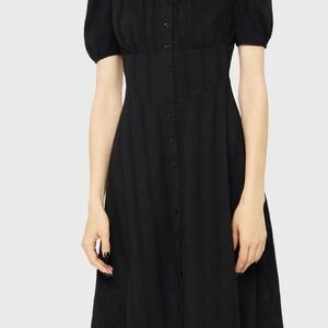 Killstar moonlight fang dress size small NWT goth milkmaid